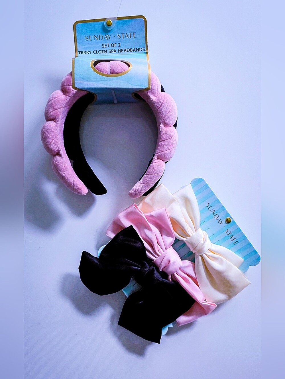 Sunday State Women’s Pink Braided Headband & Bow Set